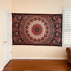 Vibrant Huge Urban Boho Wall Tapestry- Excellent!
